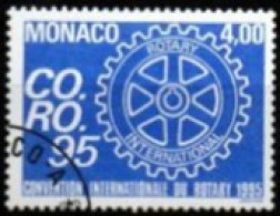 MONACO    -  1995 .   Y&T N° 1973 Oblitéré.  Rotary - Used Stamps