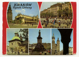 KRAKOW - Rynek Glowny - Used Stamps