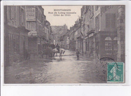 MONTARGIS: Rue De Loing Inondée, Crue De 1910 - Très Bon état - Montargis