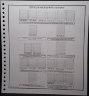 Trieste "B"   S.T.T.-V.U.J.A. Marche Da Bollo & Fiscali -  Raccolta Fogli D'Album Standard 22 Anelli Con Taschine - Fiscaux