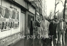 FRANCOIS MITTERRAND 1981 Campagne Présidentielle Jospin Quilies Affiche Giscard - Famous People