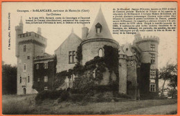 32 - B35193CPA - SAINT ST BLANCARD Pres Masseube - Le Château - Très Bon état - GERS - Andere & Zonder Classificatie