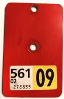 Velonummer Bern BE 2009, Velovignette BE (Code 02 = BE) - Kennzeichen & Nummernschilder