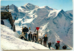 CHAMONIX Skieurs Au Sommet Du Brévent  SS 1305 - Chamonix-Mont-Blanc