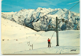 LUZ ARDIDEN  Les Pistes Et Le Téléski  Des Aouillères  SS 1356  - Luz Saint Sauveur