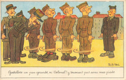 ROB VEL * CPA Illustrateur Rob Vel * N°289 * Godillots Un Peu Grands M'colonel ! * Militaria Militaires - Autres & Non Classés