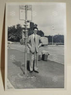 Sweden Photo STOCKHOLM 1963. Bus Stop. 100x73 Mm - Europe