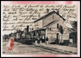 86 - L'ISLE JOURDAIN --- La Gare - Train Vapeur --animé - L'Isle Jourdain