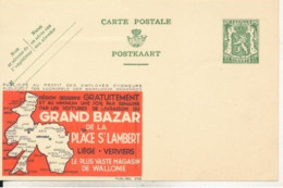 BELGIUM PPS 35C GREEN "SCEAU D'ETAT" SBEP 6 PUBLIBEL 232 GRAND BAZAR FR  UNUSED - Publibels