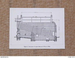 Un Generatore Di Vapore Babcock & Wilcox Nel 1884 - Andere & Zonder Classificatie