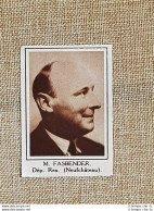 Parlamentare M. Fasbender Neufchateau Elezioni Del 24 Maggio 1936 - Andere & Zonder Classificatie