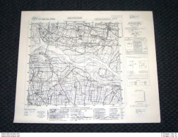 Grande Carta Topografica Belgioioso E Dintorni Dettagliatissima I.G.M. - Geographical Maps