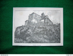 Il Castello Di Rossana Nel 1886 - Antes 1900