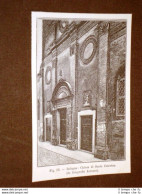 Rara Veduta Di Fine '800 Bologna - Chiesa Di Santa Caterina - Voor 1900