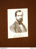 Onorevole O Deputato Nel 1875 Francesco Cedrelli Di Bergamo - Antes 1900