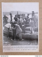 La Guerra Civile In Spagna Nel 1936 I Rifugiati Di Irun A Hendaye In Francia - Andere & Zonder Classificatie