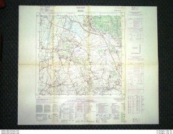 Grande Carta Topografica Buja O Buie O Buje Udine Friuli Dettagliatissima IGM - Mapas Geográficas