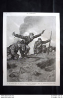 En Champagne,16 Fevrier 1915, Preparation D'artillerie WW1 Guerra 1914 - 1918 - Andere & Zonder Classificatie