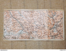 Carta Geografica O Cartina Del 1926 Alatri Sora Veroli M.Rotella Lazio T.C.I. - Geographical Maps