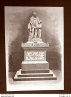 Vigevano 28 Ottobre 1875 Inaugurazione Del Monumento Al Senatore Roncalli - Vor 1900