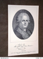 Conte Pietro Verri Milano, 12 Dicembre 1728 – Milano, 28 Giugno 1797 - Andere & Zonder Classificatie