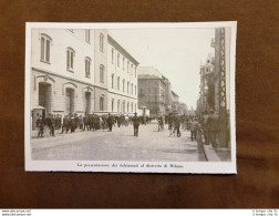 Milano 1915 Presentazione Dei Richiamati Al Distretto WW1 Prima Guerra Mondiale - Autres & Non Classés