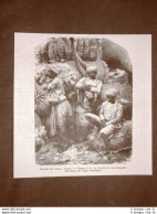 In India Nel 1863 Mercato Del Cotone Operai E Mercanti - Before 1900