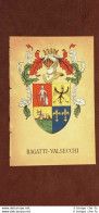 Stemma Bagatti - Valsecchi Famiglia Nobile Cromolitografia 1880 Annuario Nobiltà - Before 1900