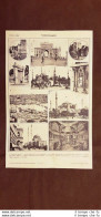 In Costantinopoli Nel 1913 Caravanserraglio Moschea Del Sultano Ahmed Turchia - Sonstige & Ohne Zuordnung