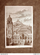 Amalfi Nel 1894 La Cattedrale Di Sant'Andrea Esterno Salerno Campania - Voor 1900