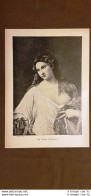 La Flora Opera Di Tiziano Stampa Del 1895 - Avant 1900