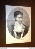 Principessa Isabella Baviera Sposa Prin. Tommaso Genova - Before 1900