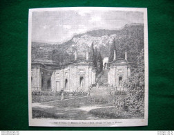 Lago Di Como Nel 1882 - Mosaico Di Villa D'Este (disegni Del Signor Q. Michetti) - Vor 1900