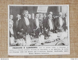 Edoardo VIII Del Regno Unito E Il Laborista Ramsay MacDonald Nel 1924 - Otros & Sin Clasificación