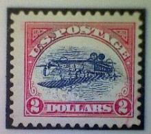 United States, Scott #4806a, Used(o), 2013, Inverted Jenny, Single, $2, Blue, Black, And Red - Used Stamps