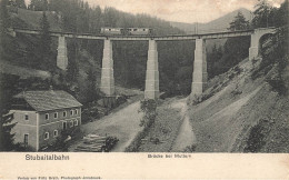 Stubaitalbahn * Brücke Bei Mutters * Autriche Austria Osterreich - Mutters