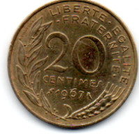 20 Centimes 1967 Serie Marianne - 20 Centimes