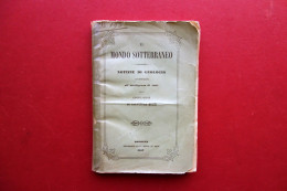 Il Mondo Sotterraneo Notizie Di Geologia Salvatore Muzzi Monti Bologna 1857 - Unclassified