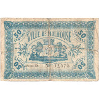 France, Mulhouse, 50 Centimes, 1918, B, Pirot:132-1 - Chambre De Commerce