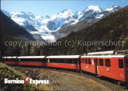 11511196 Berninabahn Bergbahn Express Schweiz Eisenbahn - Andere & Zonder Classificatie