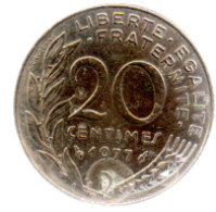 20 Centimes 1977 Serie Marianne - 20 Centimes