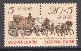 Germany Democratic Republic 1985 Set Of Stamps For Stamp Exhibition "SOZPHILEX 1985" In Unmounted Mint - Unused Stamps