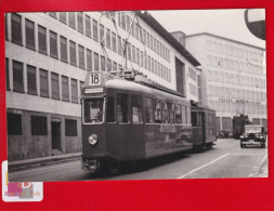 Photo Format CPA Suisse Tramway Neuweillerstrasse BALE BASEL Circa 1950 - Basilea