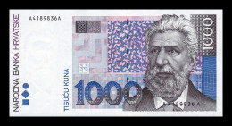 Croacia Croatia 1000 Kuna 1993 Pick 35 Serial AA Sc Unc - Croatia