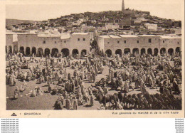 ALGERIE  GHARDAIA  Vue Générale Du Marché Et De La Ville Haute  ...... ( Ref FA1019 ) - Ghardaia