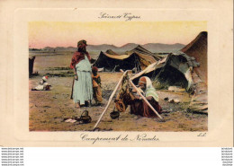 ALGERIE  SCENES ET TYPES  Campement De Nomades - Scenes