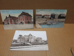 SZEGED (Hongrie) Ensemble De 3 Cartes Vues Diverses - Hungary