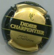 CAPSULE-CHAMPAGNE CHARPENTIER Didier N°06a Tradition Noir & Or - Altri & Non Classificati