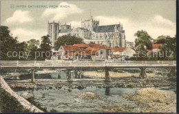 11498835 Ripon Minster Ripon Cathedral From River Harrogate - Other & Unclassified