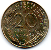 20 Centimes 1996 Serie Marianne - 20 Centimes